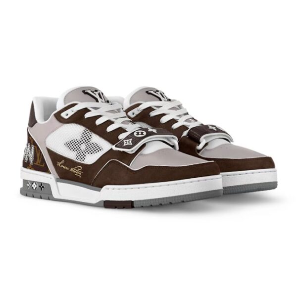 Trainer Brown Monogram Mesh
