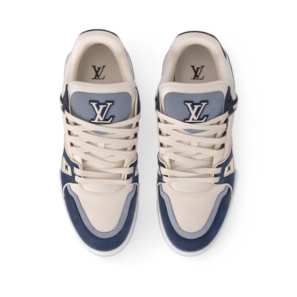 Trainer Navy Beige Mesh