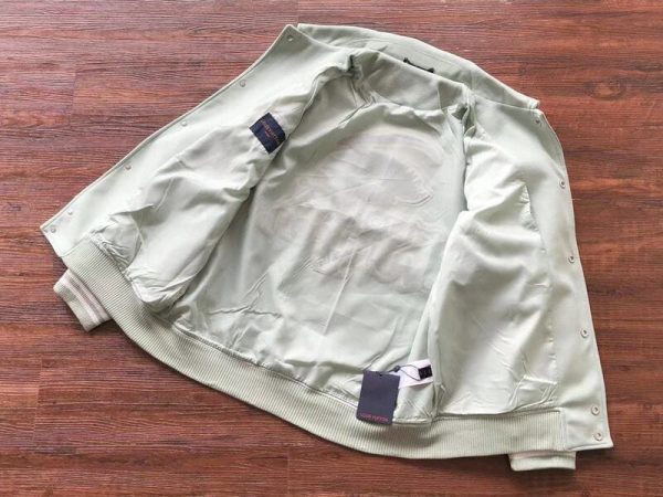 LV Jacket Leather and Wool Varsity