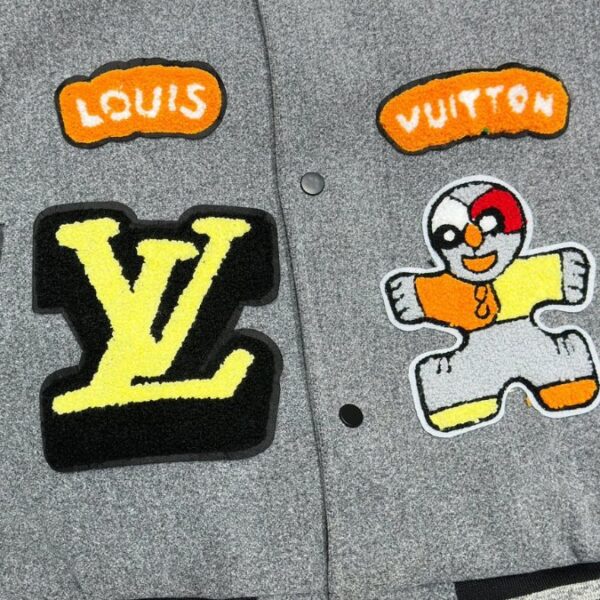 LV Jacket Patches Varsity Style