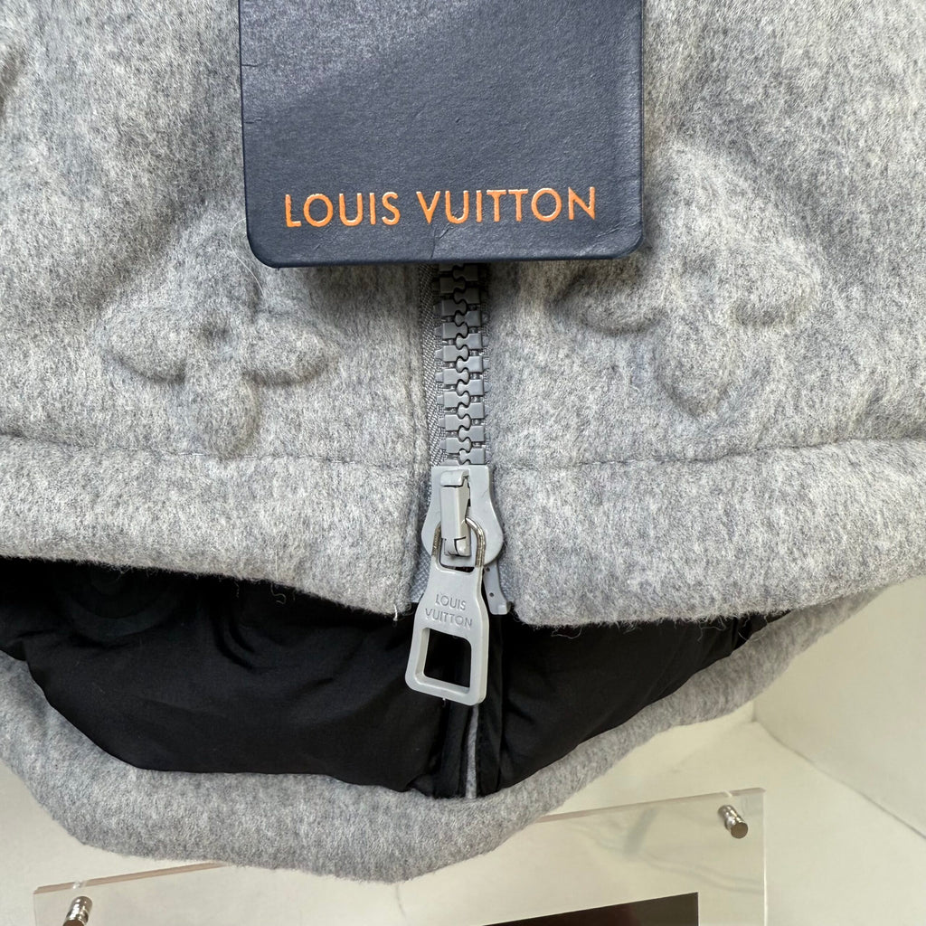 LV GREY BOYHOOD PUFFER
