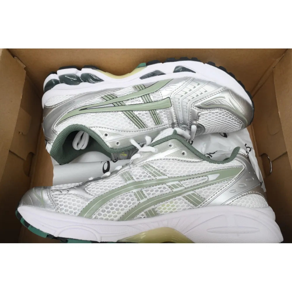 ASCS Gel-Kayano 14 White Pure Silver Slate Grey Sage