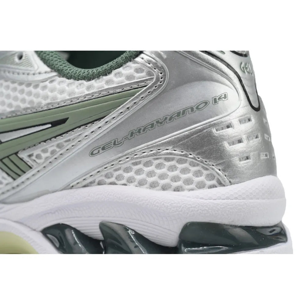 ASCS Gel-Kayano 14 White Pure Silver Slate Grey Sage