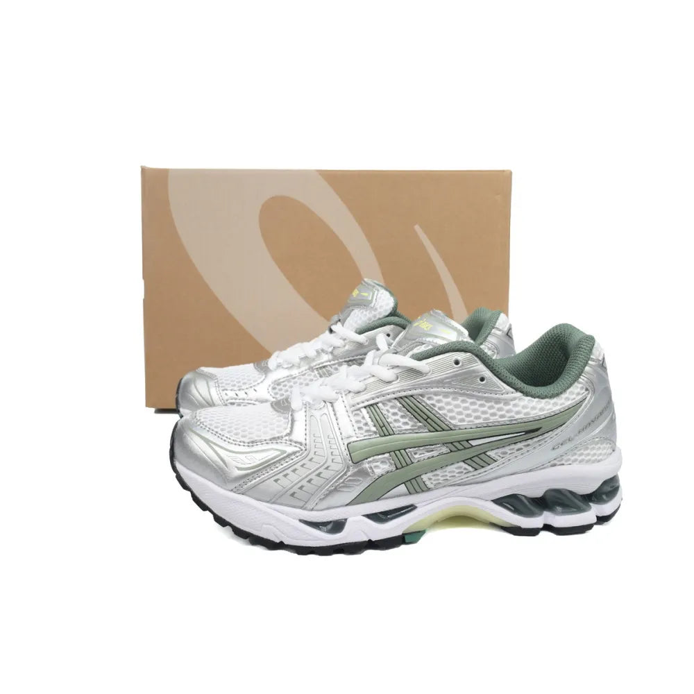 ASCS Gel-Kayano 14 White Pure Silver Slate Grey Sage