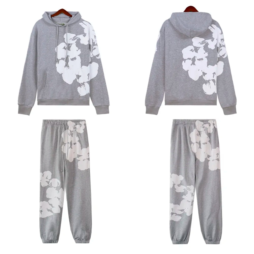 DNM TRS Big Cotton Wreath Hoodie & Sweatpant Set