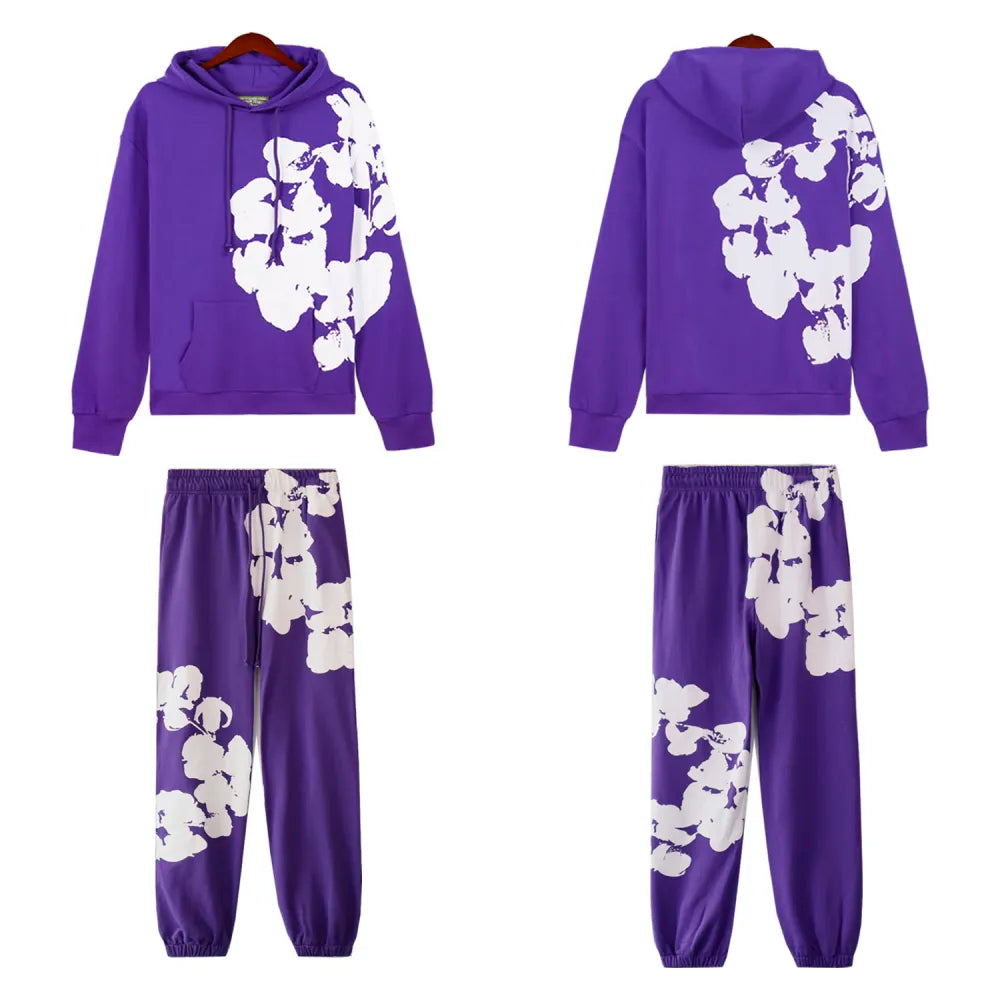 DNM TRS Big Cotton Wreath Hoodie & Sweatpant Set