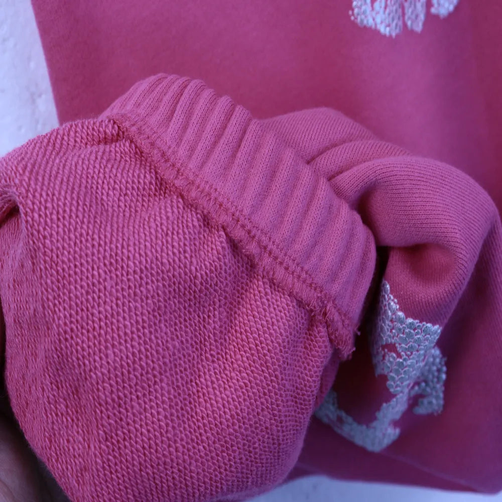 DNM TRS Cashmere Swarovski Cotton Wreath Zip Hoodie & Sweatpant Set