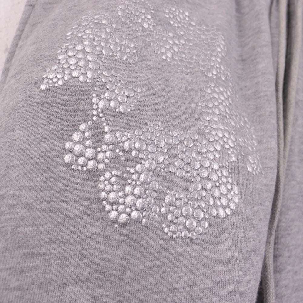 DNM TRS Cashmere Swarovski Cotton Wreath Zip Hoodie & Sweatpant Set