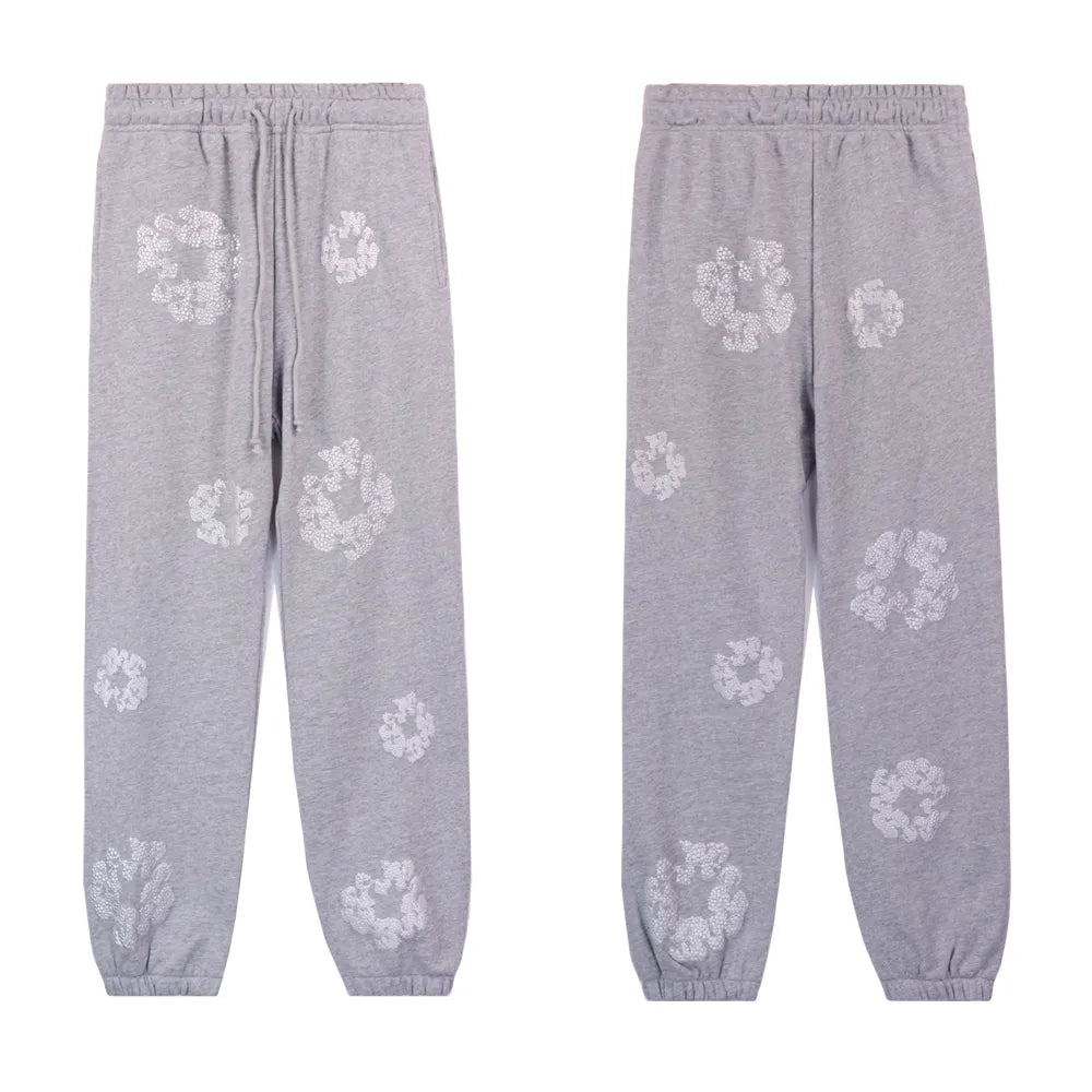 DNM TRS Cashmere Swarovski Cotton Wreath Zip Hoodie & Sweatpant Set