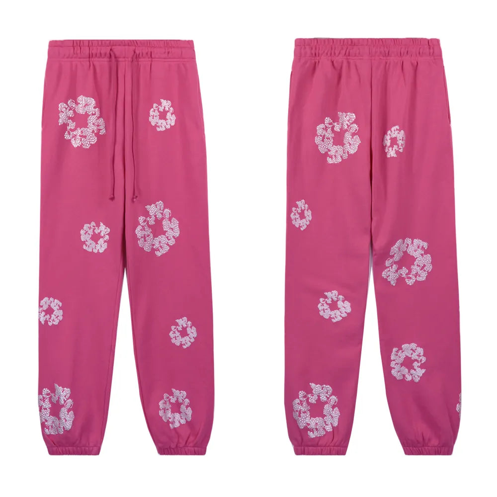 DNM TRS Cashmere Swarovski Cotton Wreath Zip Hoodie & Sweatpant Set