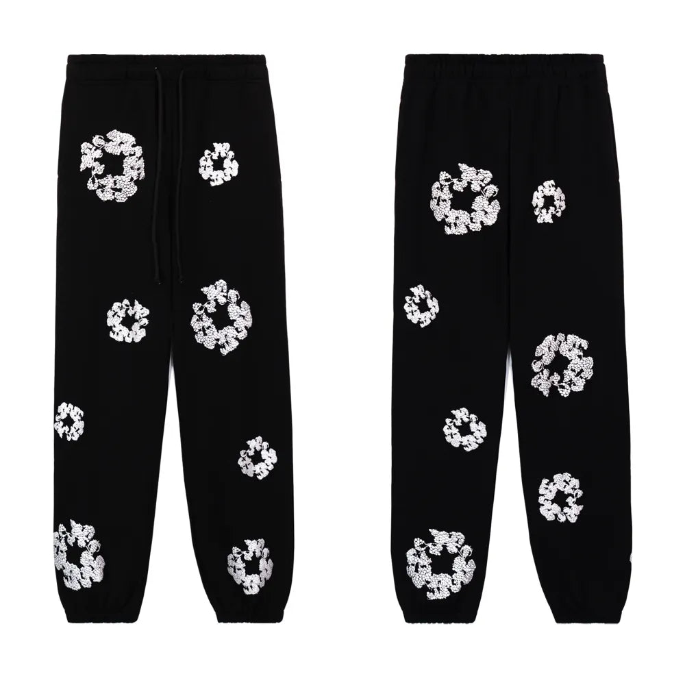 DNM TRS Cashmere Swarovski Cotton Wreath Zip Hoodie & Sweatpant Set
