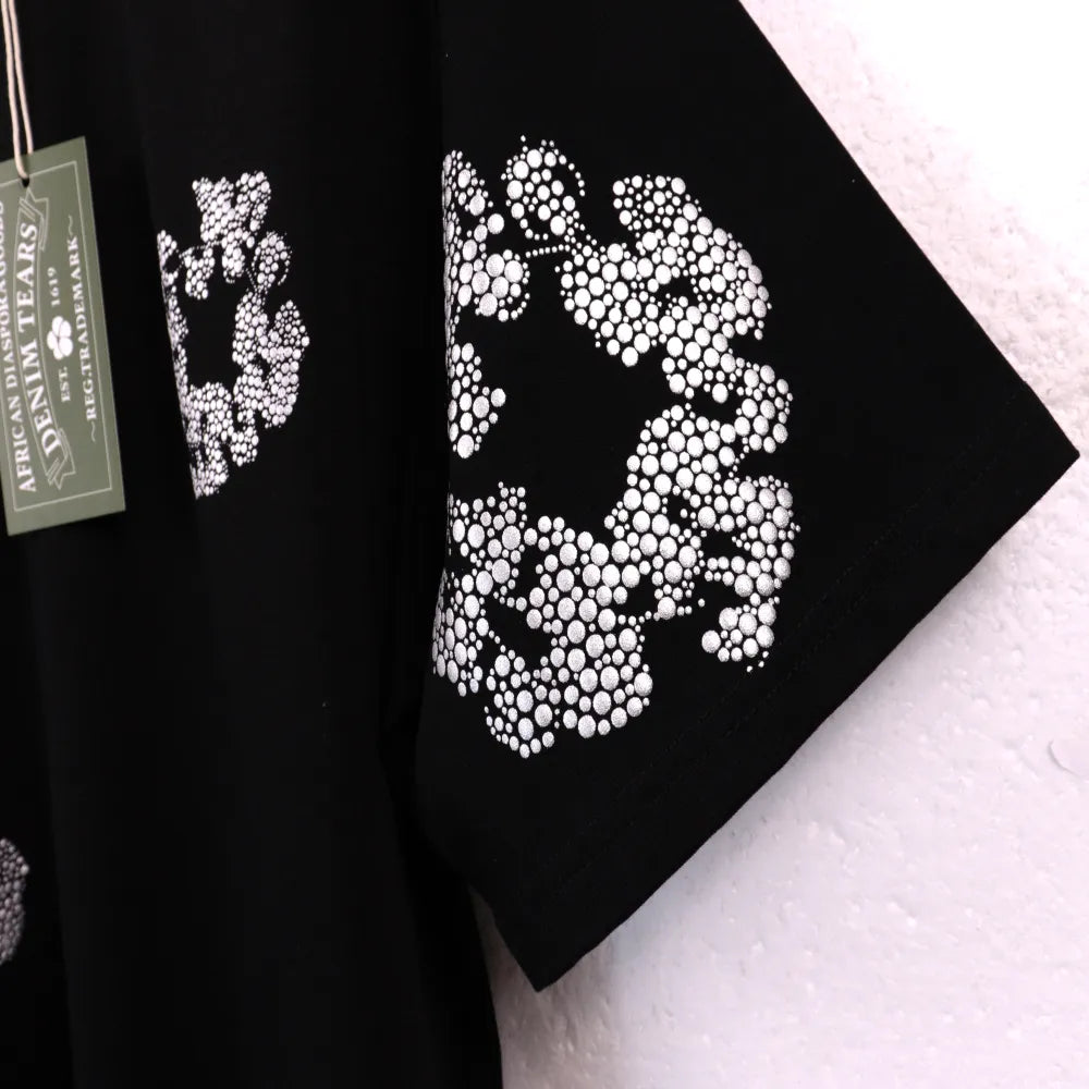 DNM TRS Glitter Patch Floral Print