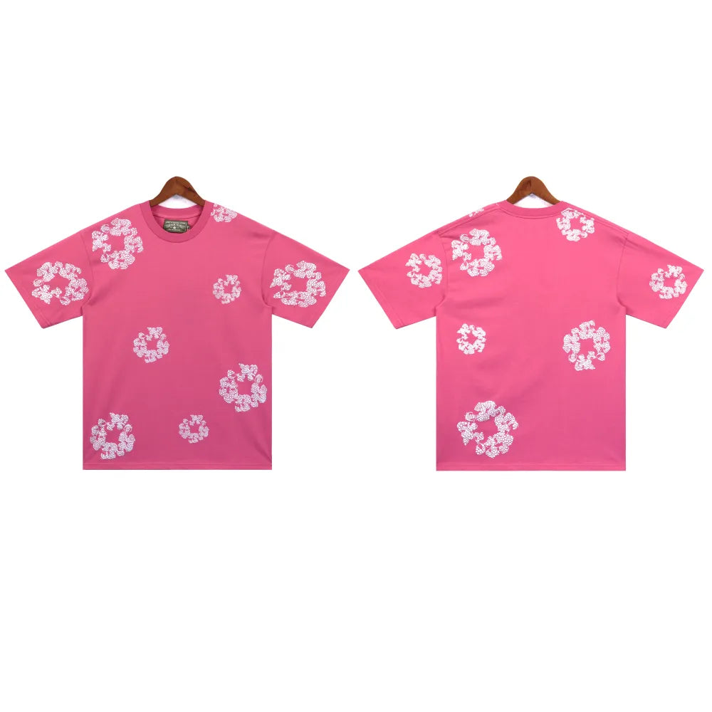 DNM TRS Glitter Patch Floral Print