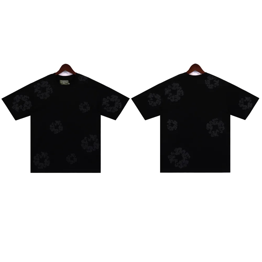 DNM TRS Glitter Patch Floral Print