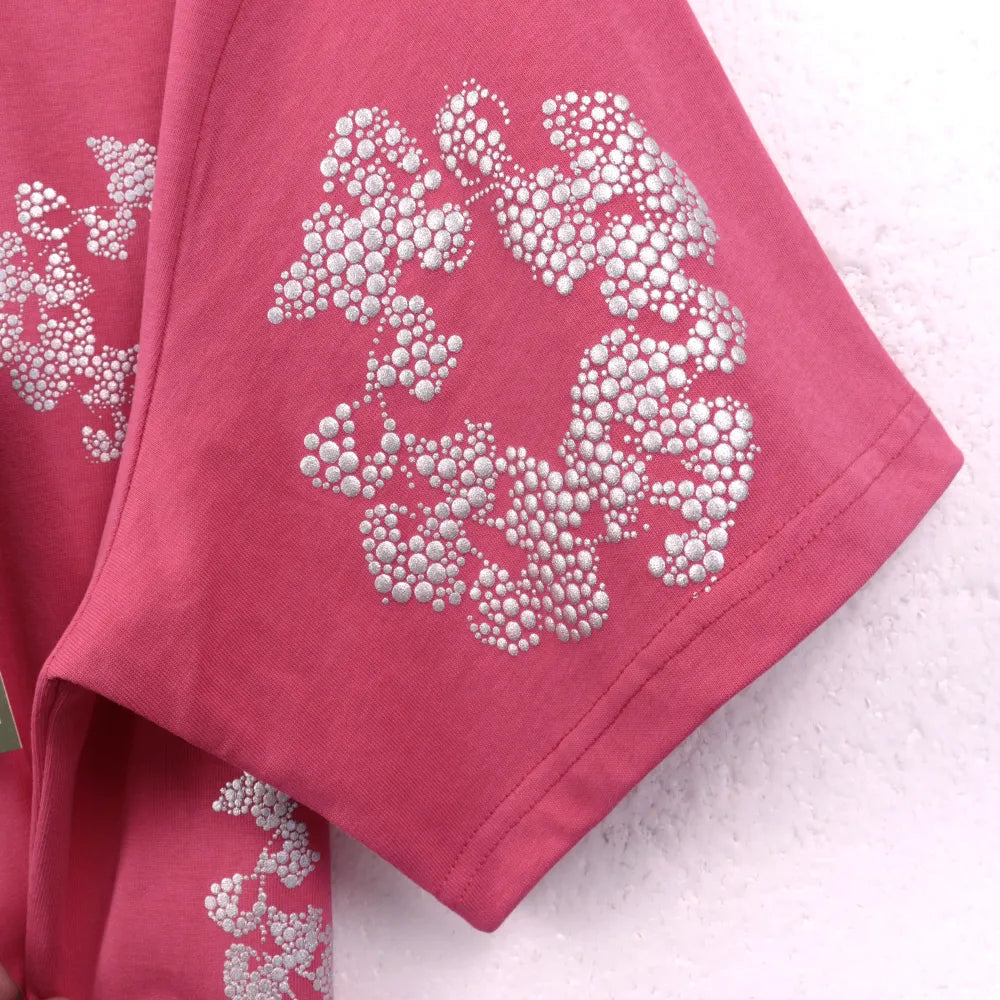 DNM TRS Glitter Patch Floral Print