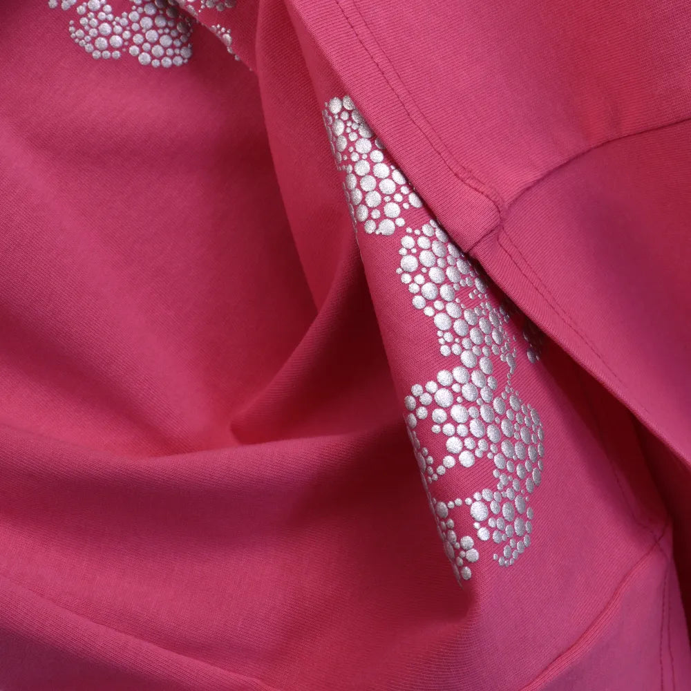 DNM TRS Glitter Patch Floral Print