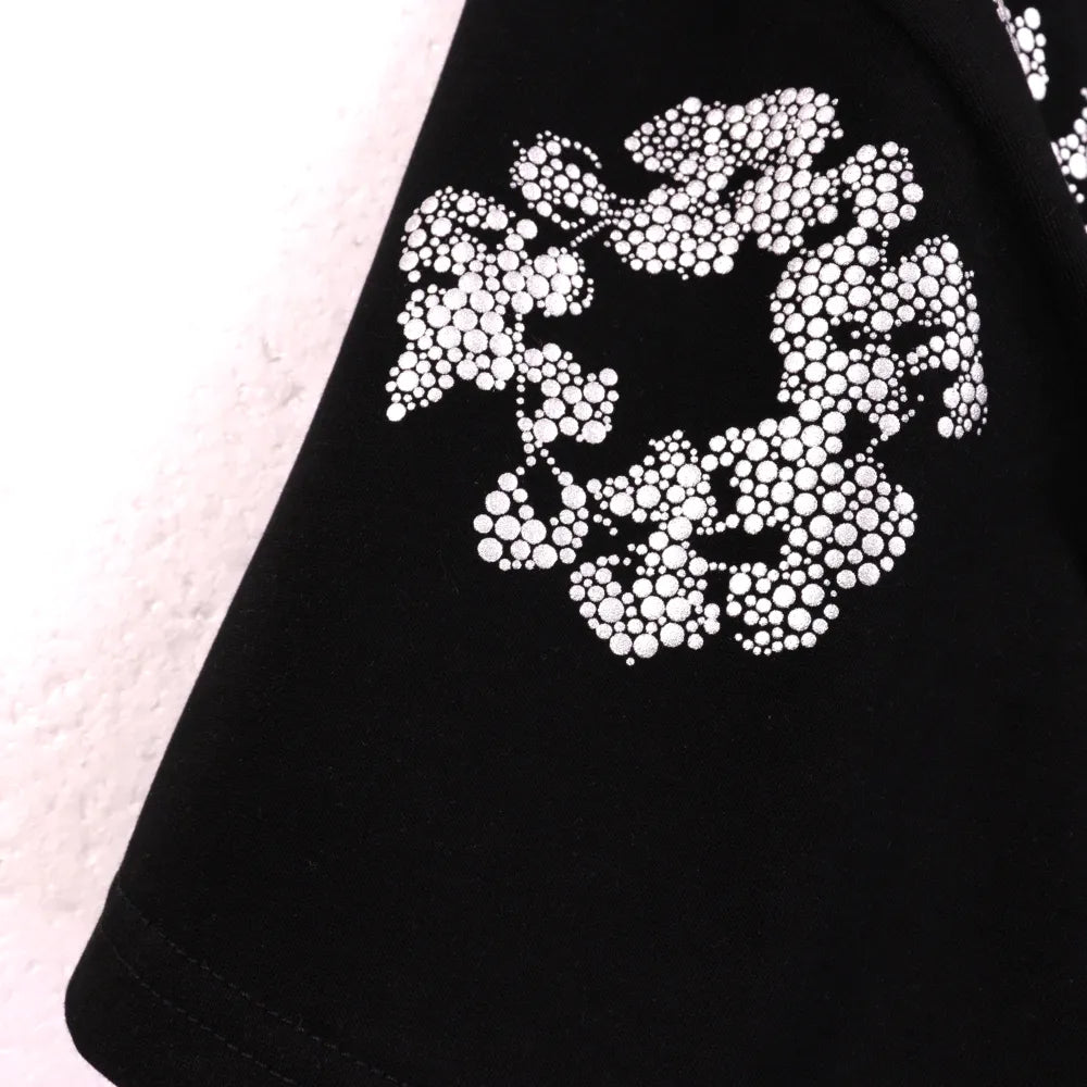 DNM TRS Glitter Patch Floral Print