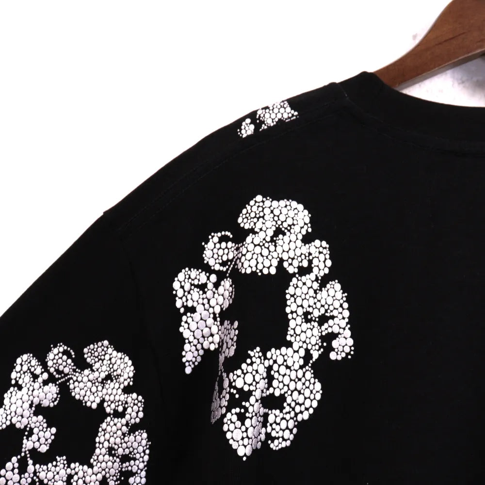 DNM TRS Glitter Patch Floral Print