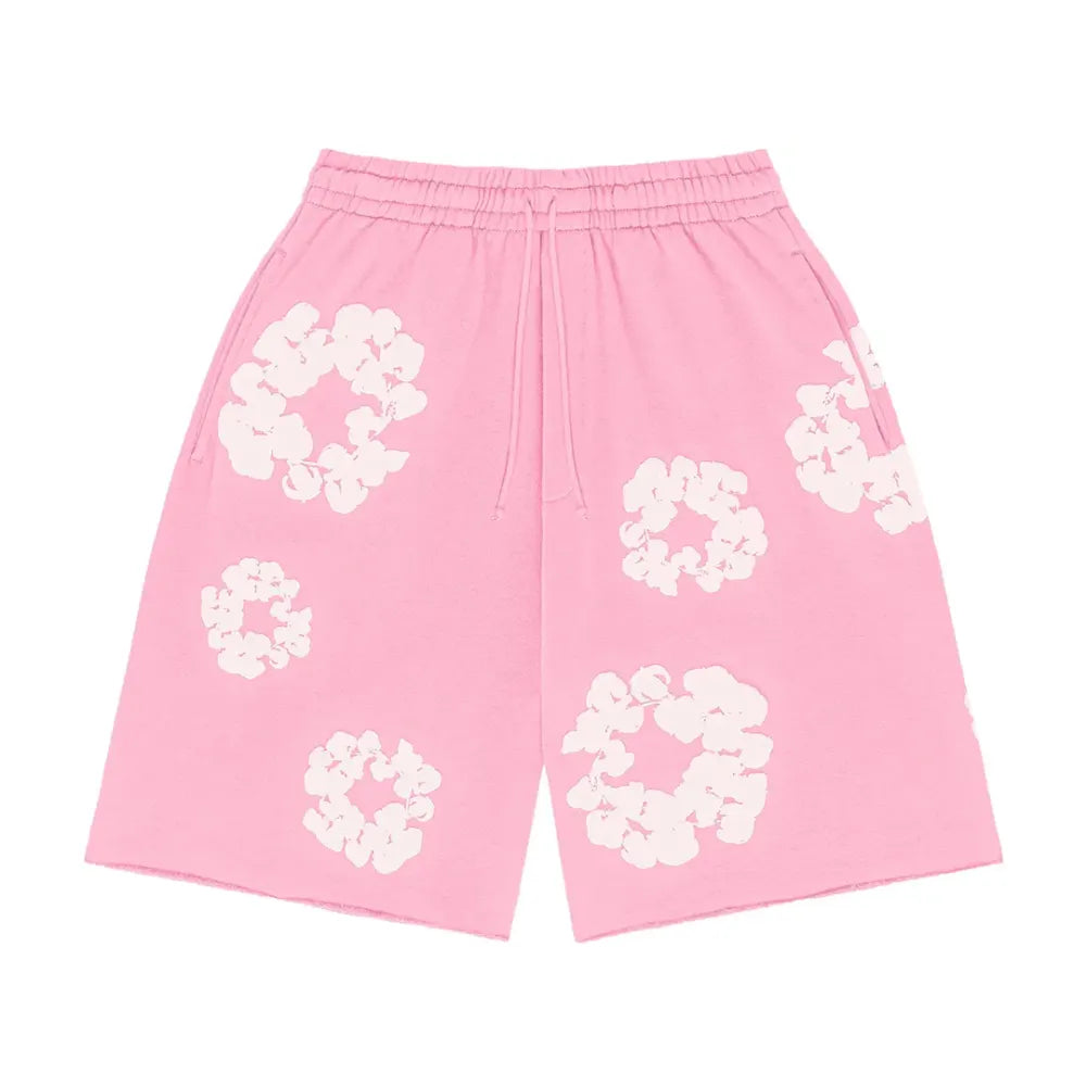 DNM TRS The Cotton Wreath Shorts Pink