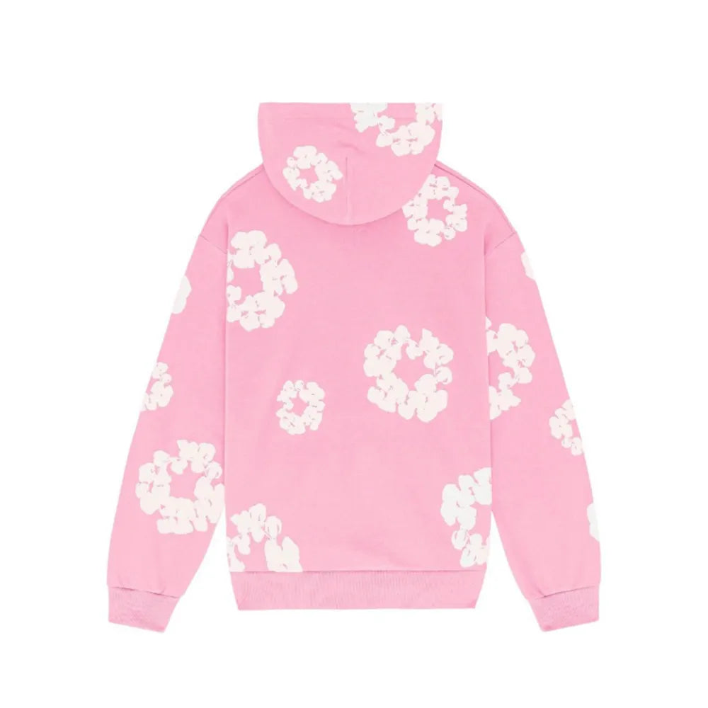 DNM TRS The Cotton Wreath Sweatshirt Royal Pink