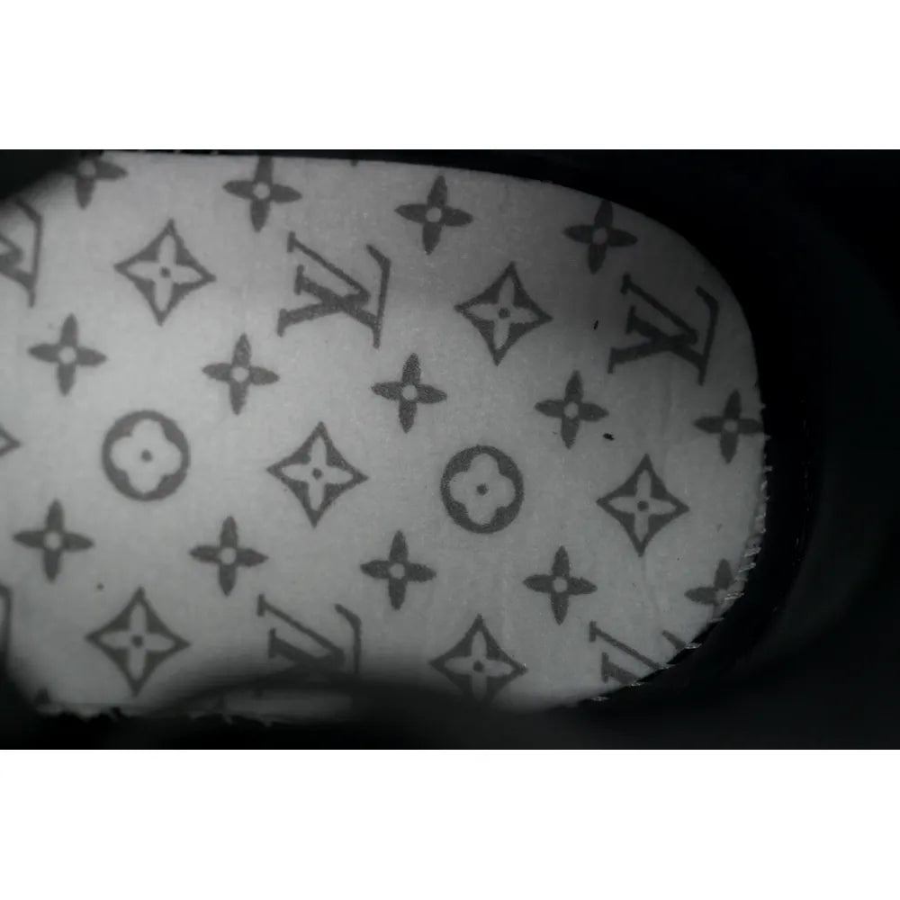 LV Black Lychee Patent Leather