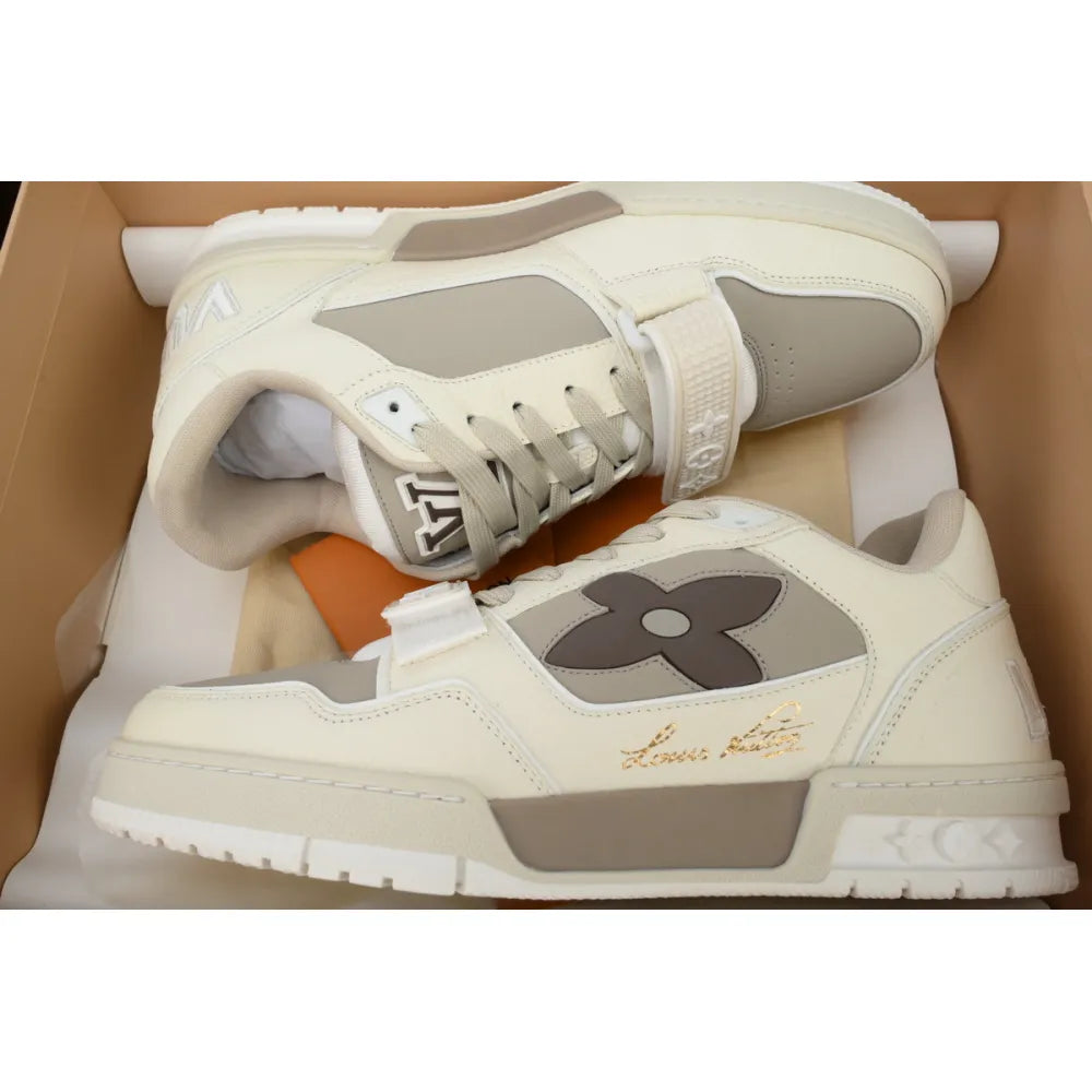 LV Monogram Flower Beige