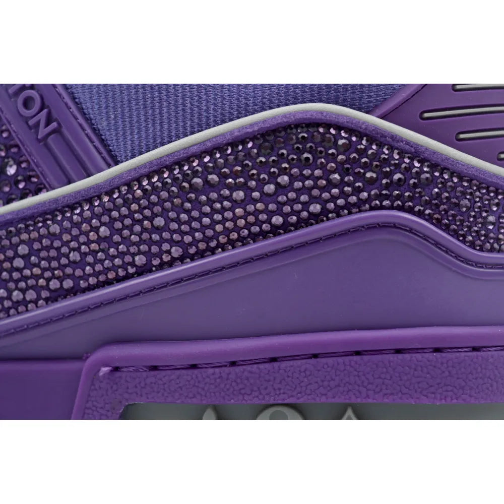LV Purple Swarovksi Crystals