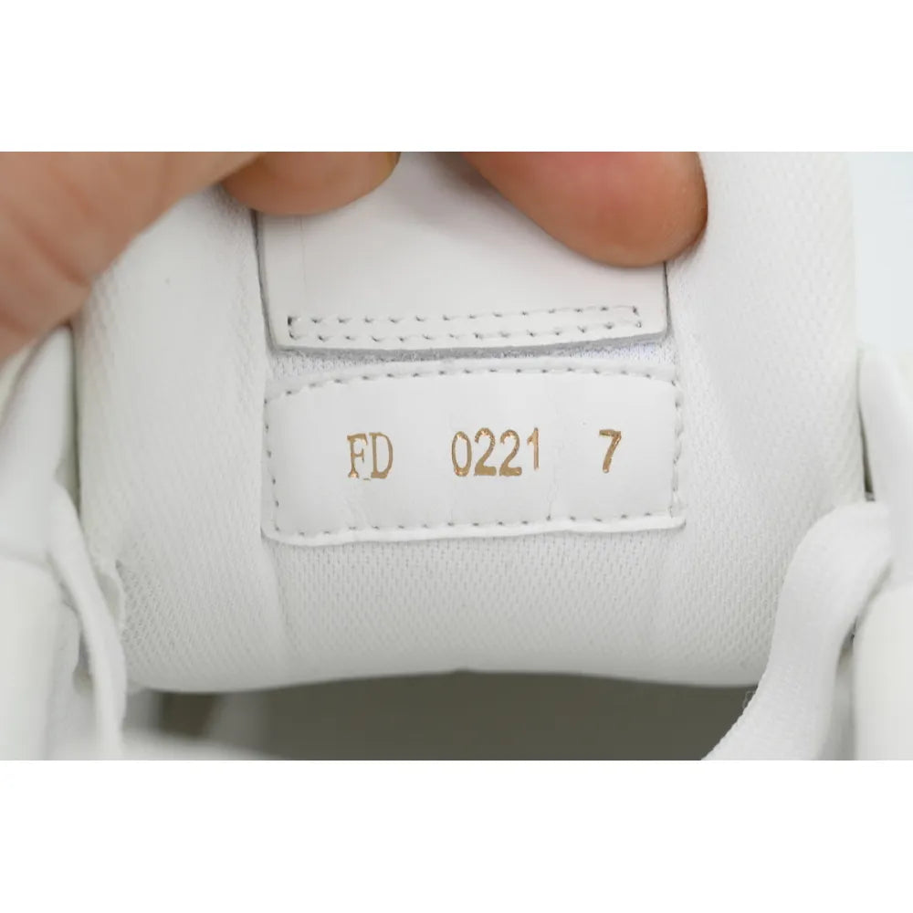 LV White Orange Rivet