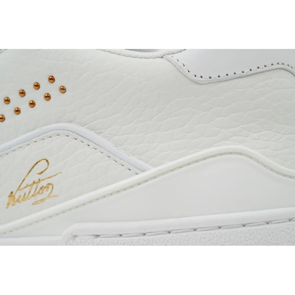 LV White Orange Rivet