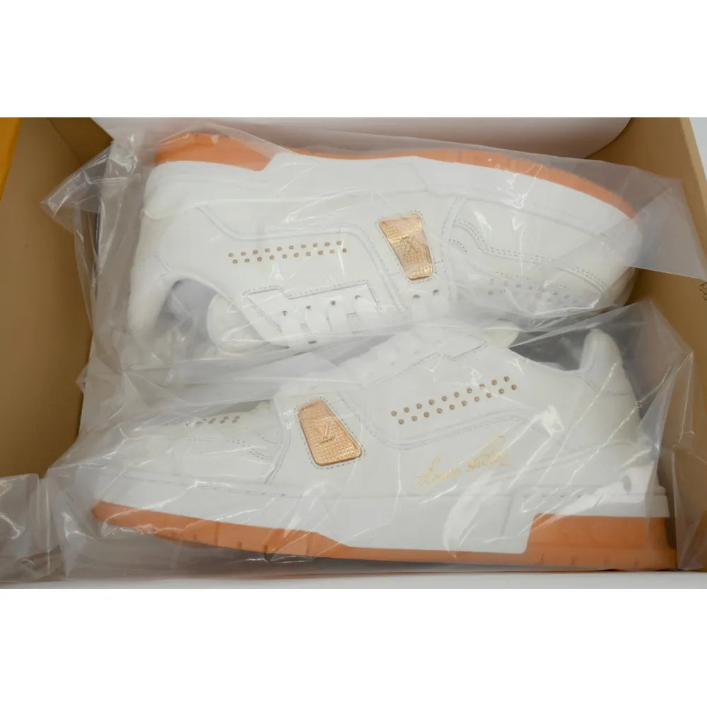 LV White Orange Rivet