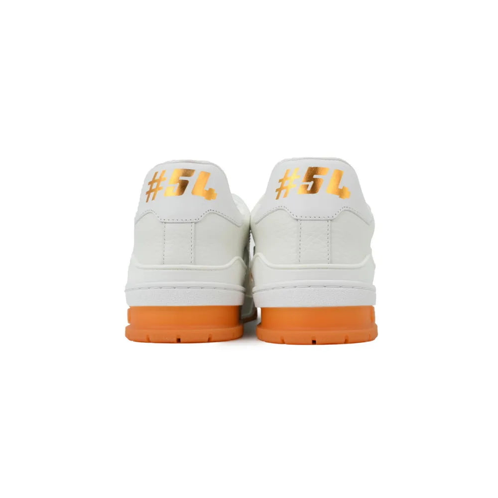 LV White Orange Rivet