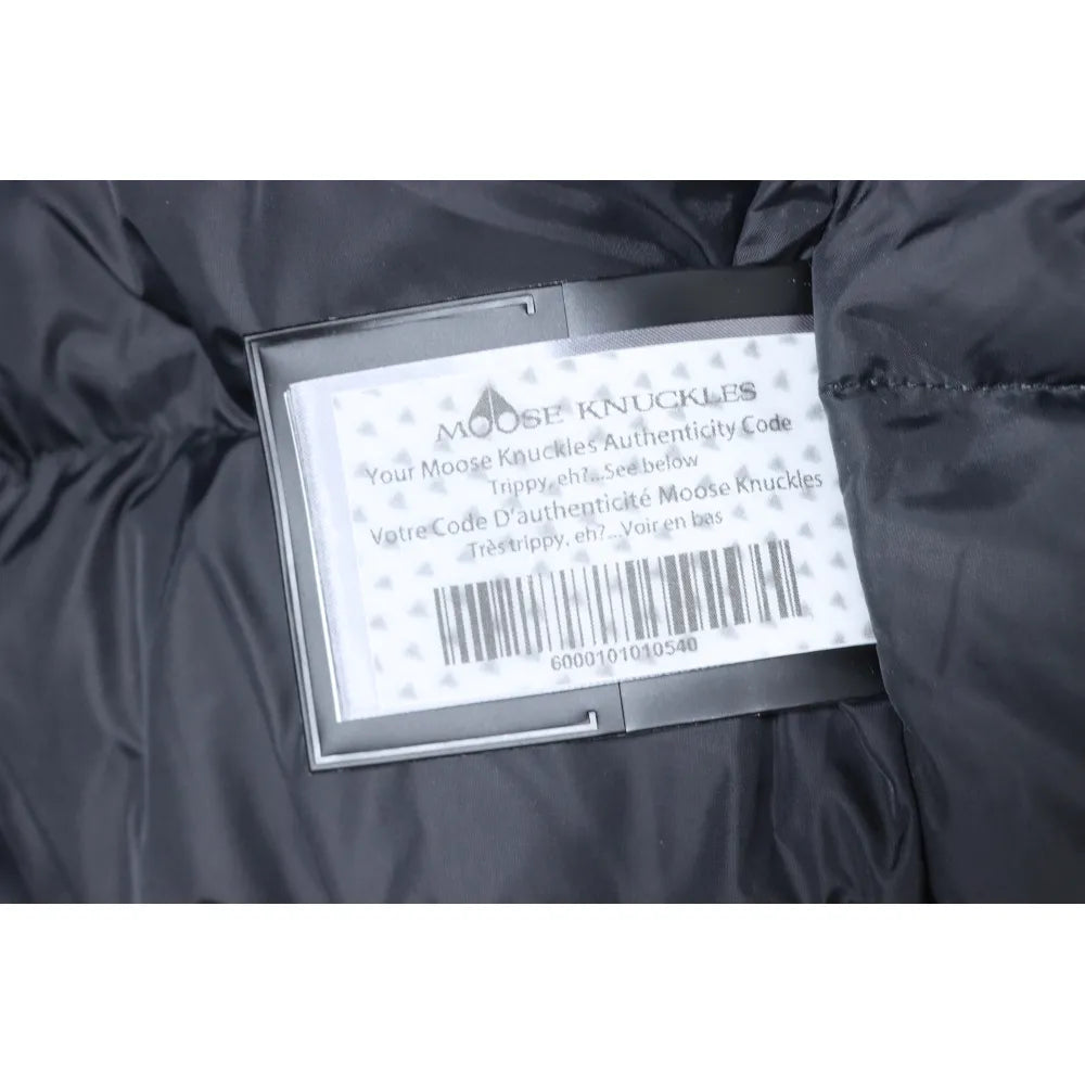 MK Men’s Balistic Bomber Zip-Up Fur Jacket White