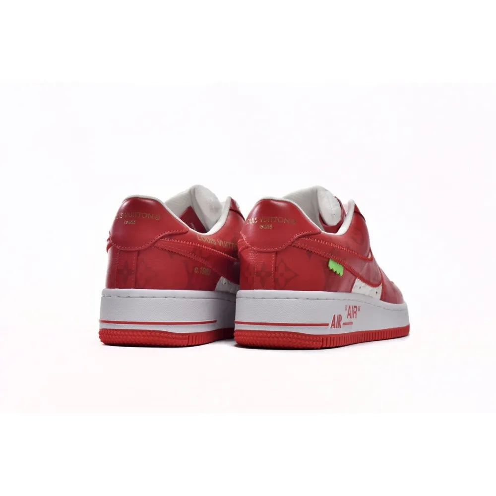 NK x LV 1 Low By Virgil Abloh White Red