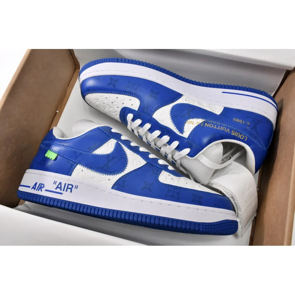 NK x LV 1 Low By Virgil Abloh White Royal