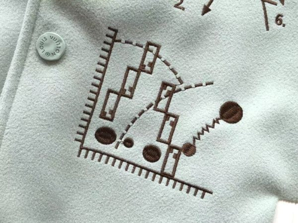 LV Jacket Leather and Wool Varsity