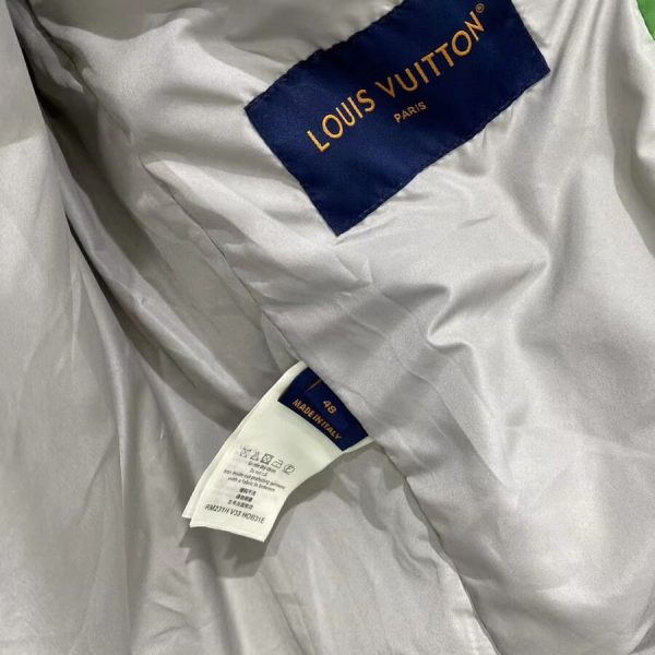 LV Jacket Patchworked Portrait Puffer