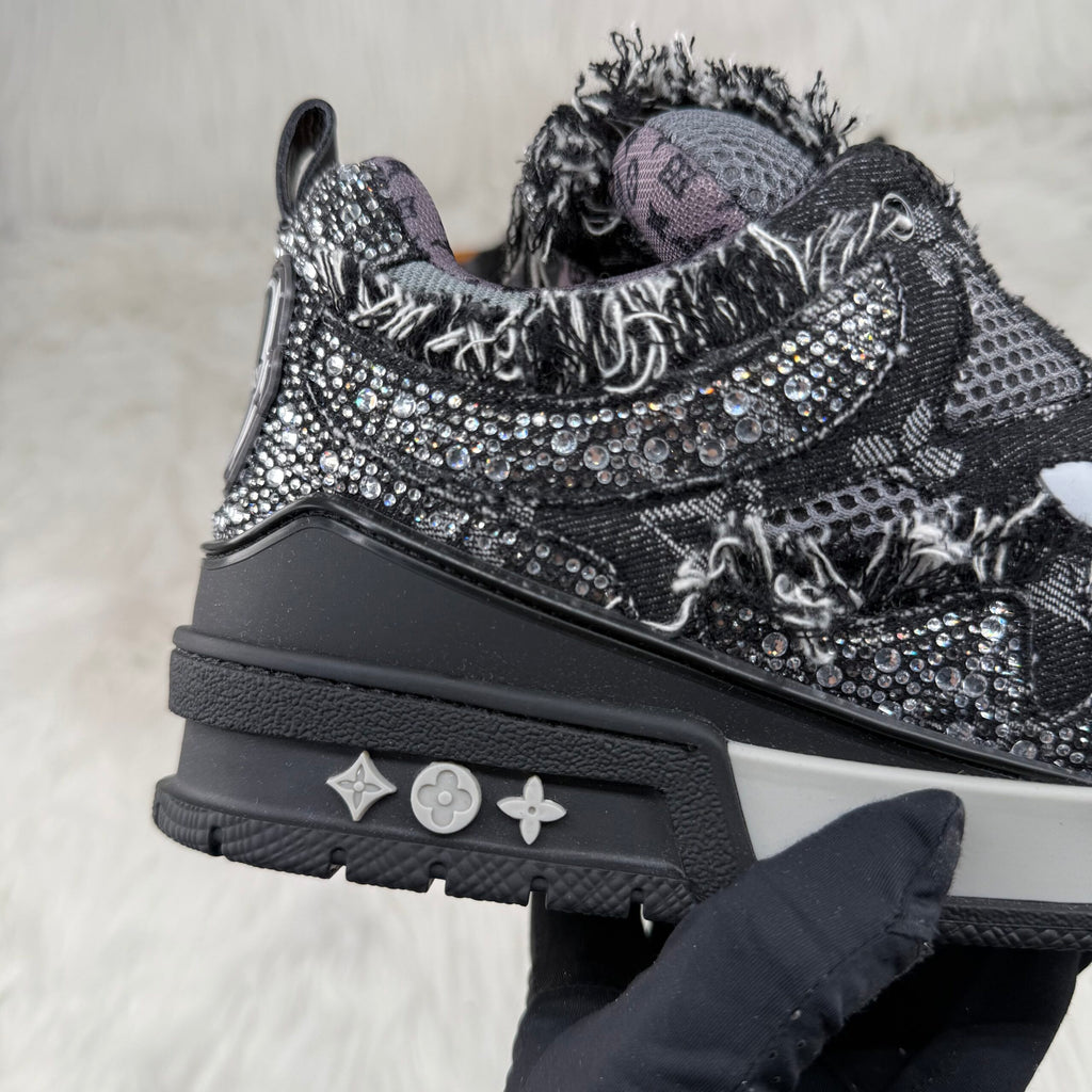 Skate Black Swarovski Monogram