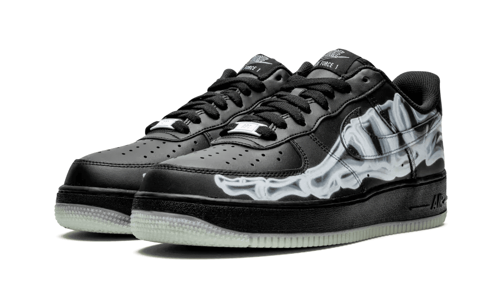 AIR FORCE 1 -Skeleton Black
