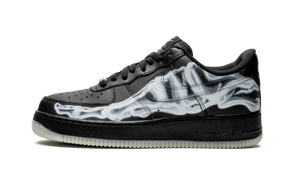 AIR FORCE 1 -Skeleton Black