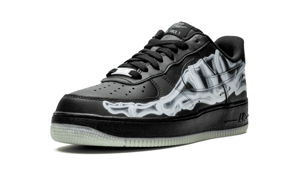 AIR FORCE 1 -Skeleton Black