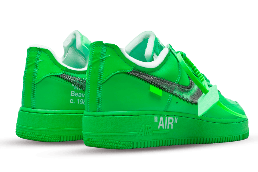 AF1 X OFF – LIGHT GREEN SPARK