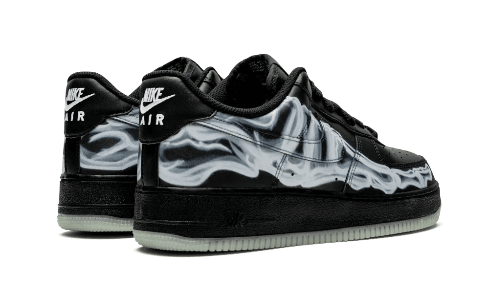 AIR FORCE 1 -Skeleton Black