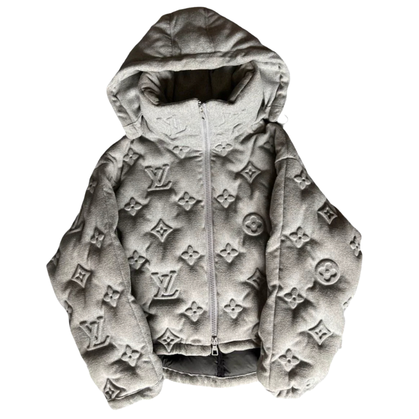LV GREY BOYHOOD PUFFER