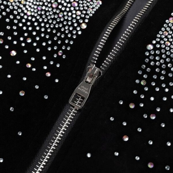 LV Jacket Crystal Embellished LV052
