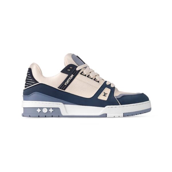 Trainer Navy Beige Mesh