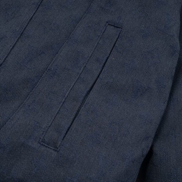 LV Jacket Denim Hooded Monogram