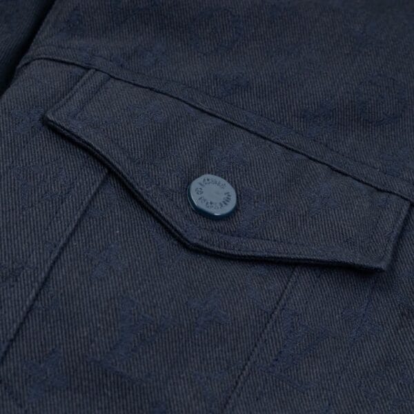 LV Jacket Denim Hooded Monogram