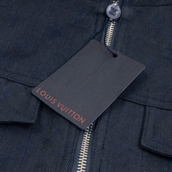 LV Jacket Denim Hooded Monogram